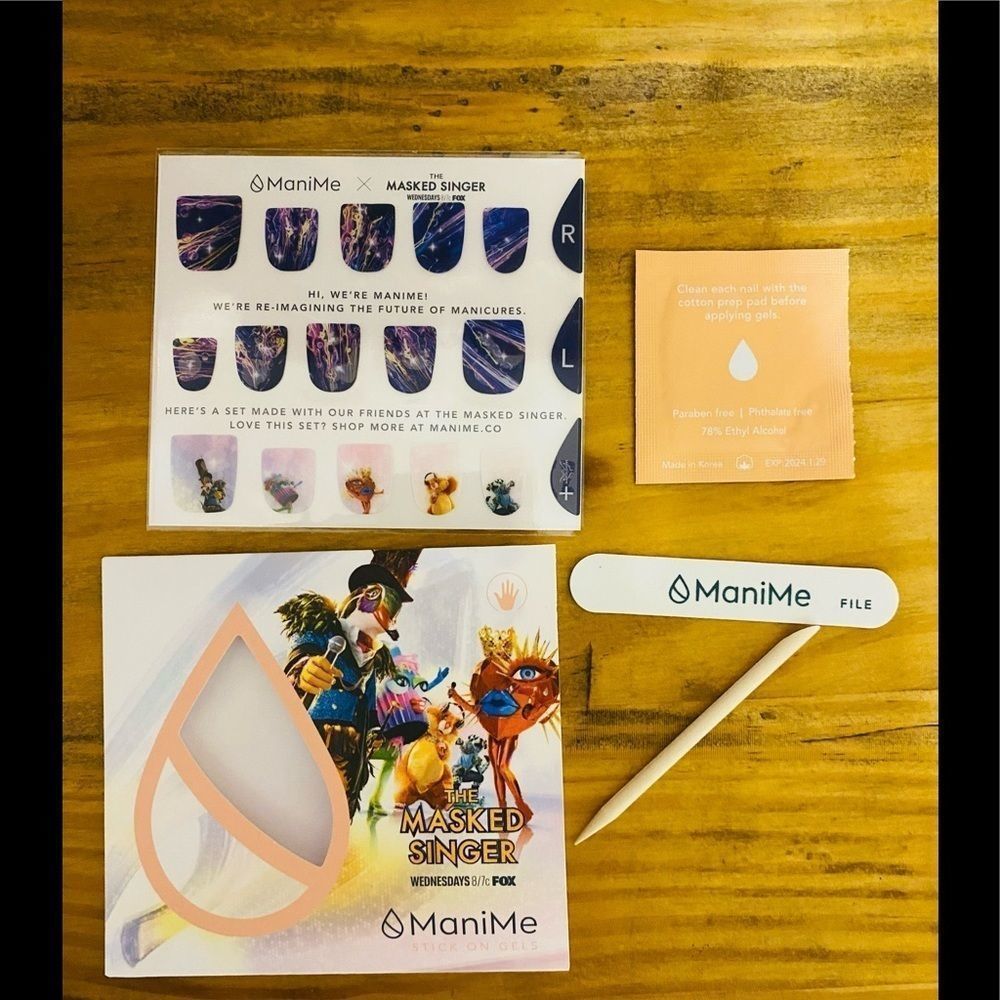 🆕 ManiMe, The Masked Singer, limited edition, printed nail wraps